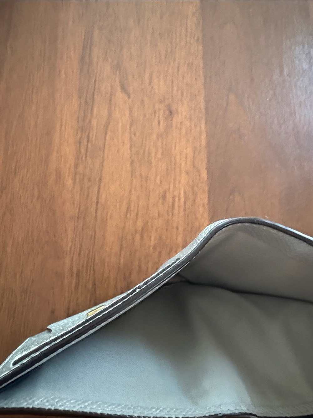 Coach silver leather wallet - Picture 4 of 8